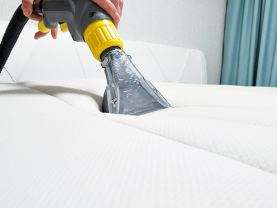 Vacuuming and cleaning a mattress in Hong Kong